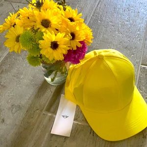Yellow Baseball Cap Mini Cooper